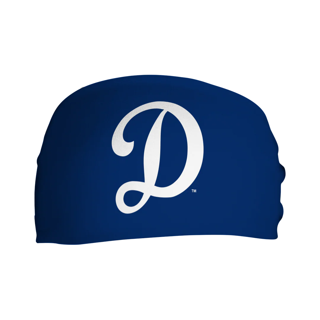MLB licensed  Los Angeles Dodgers Triple Play Cooling Bundle: Cooling Headband with Alt Logo Made in USA. Vertical Athletics Brand.