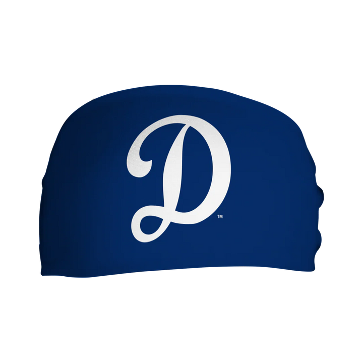MLB licensed  Los Angeles Dodgers Triple Play Cooling Bundle: Cooling Headband with Alt Logo Made in USA. Vertical Athletics Brand.