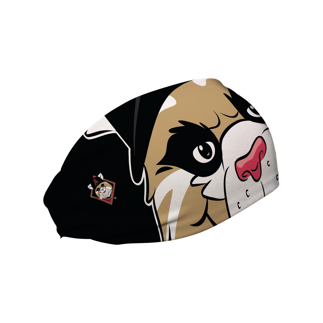 MLB Arizona Diamondbacks cooling headband with mascot stare. Made in USA, Vertical Athletics brand.