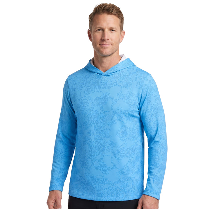 Topo Map Light Blue DiamondCool men&
