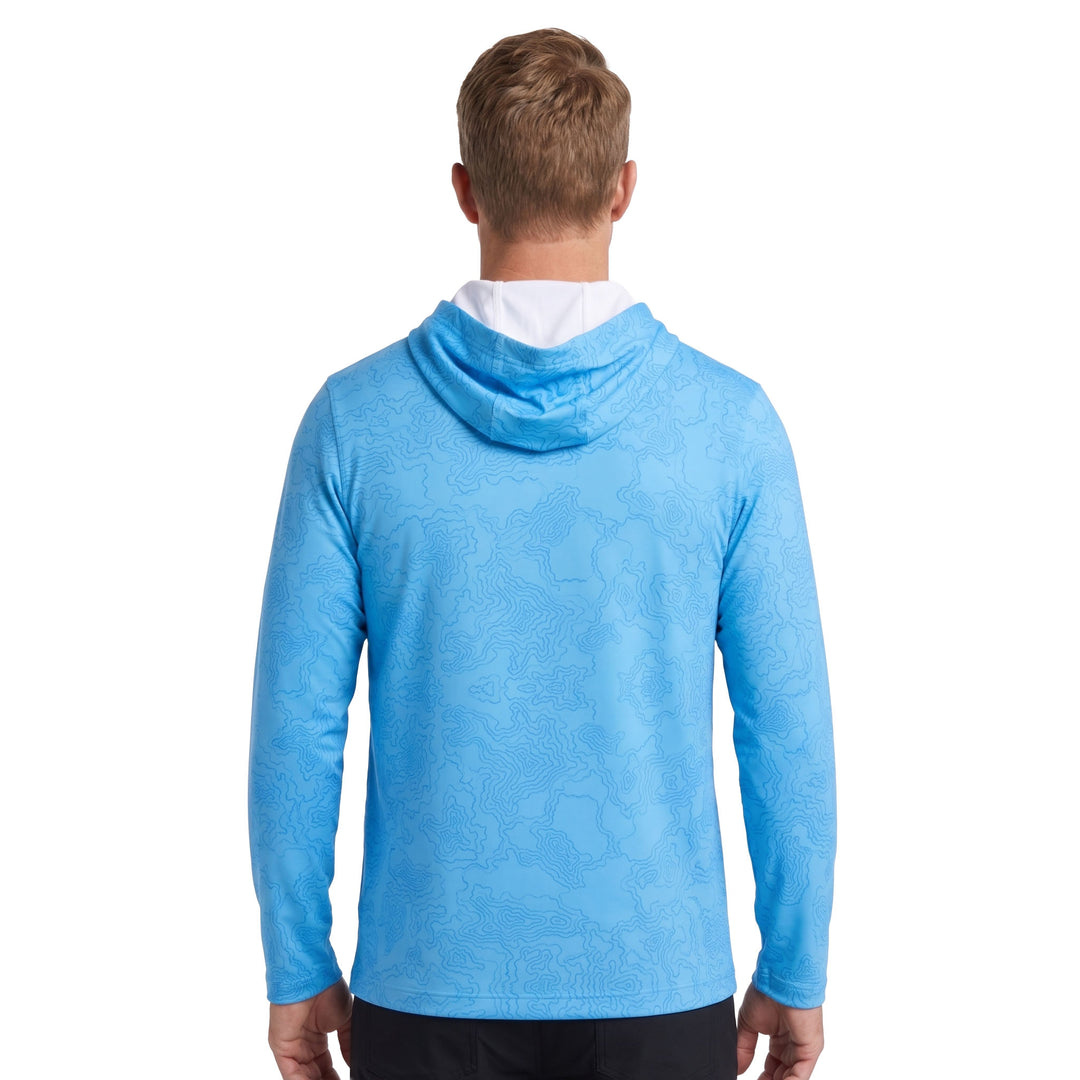 Topo Map Light Blue DiamondCool men&