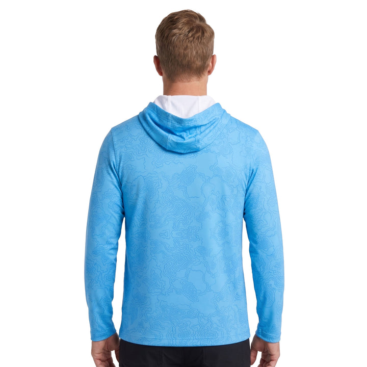 Topo Map Light Blue DiamondCool men&