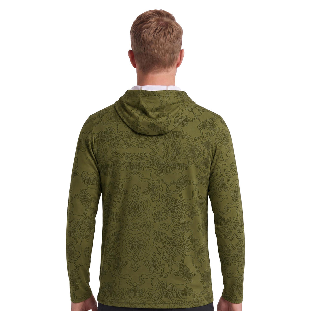 Topo Map Olive Green DiamondCool men&