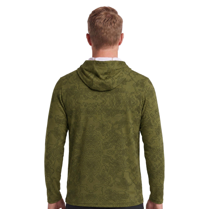 Topo Map Olive Green DiamondCool men&