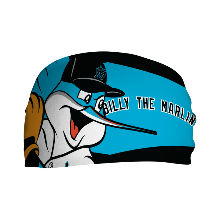 Marlins Cooling Headband: Mascot Nameplate