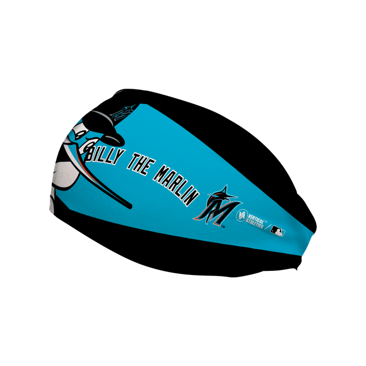 Marlins Cooling Headband: Mascot Nameplate
