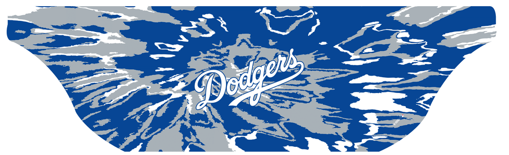 MLB Los Angeles Dodgers cooling sun scarf with Team Tie-Dye. Made in the USA. Vertical Athletics brand.