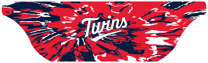 MLB Minnesota Twins cooling sun scarf with Team Tie-Dye. Made in the USA. Vertical Athletics brand.
