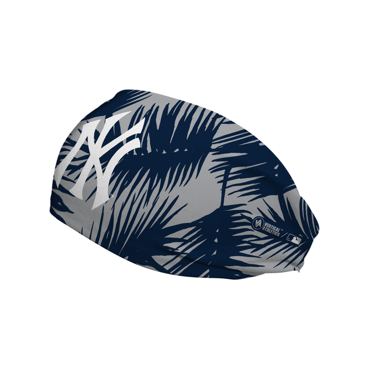 MLB licensed New York Yankees cooling headband with Coop Big Palm. Made in the USA, Vertical Athletics brand. 
