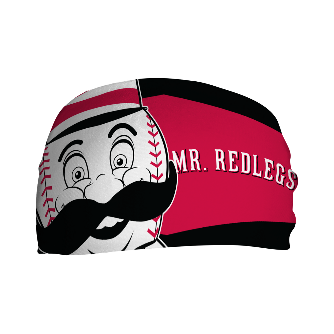 Reds Cooling Headband: Mascot Nameplate