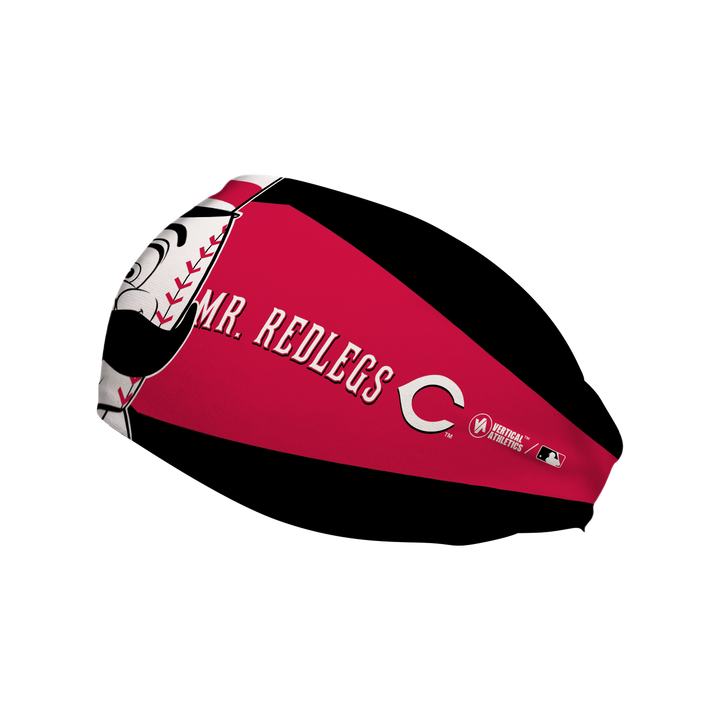 Reds Cooling Headband: Mascot Nameplate