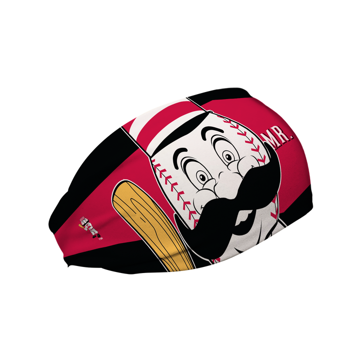 Reds Cooling Headband: Mascot Nameplate