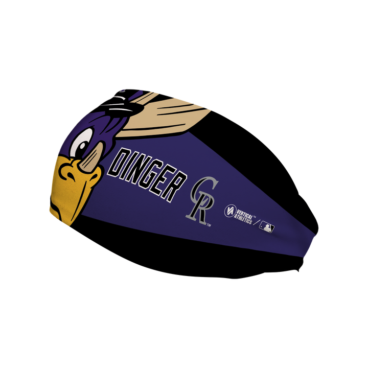 Rockies Cooling Headband: Mascot Nameplate