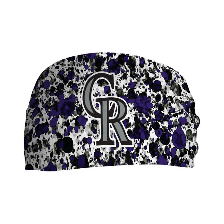 Rockies Cooling Headband: Paint Splatter