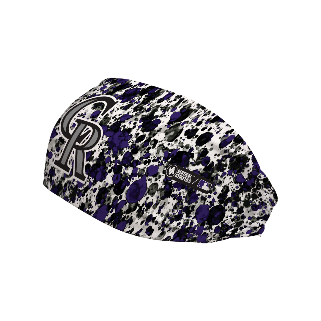 Rockies Cooling Headband: Paint Splatter