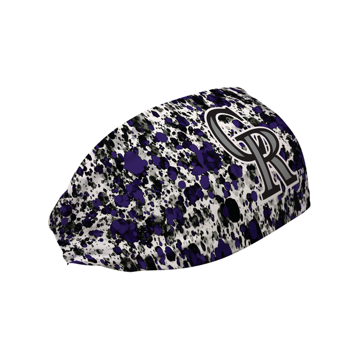 Rockies Cooling Headband: Paint Splatter