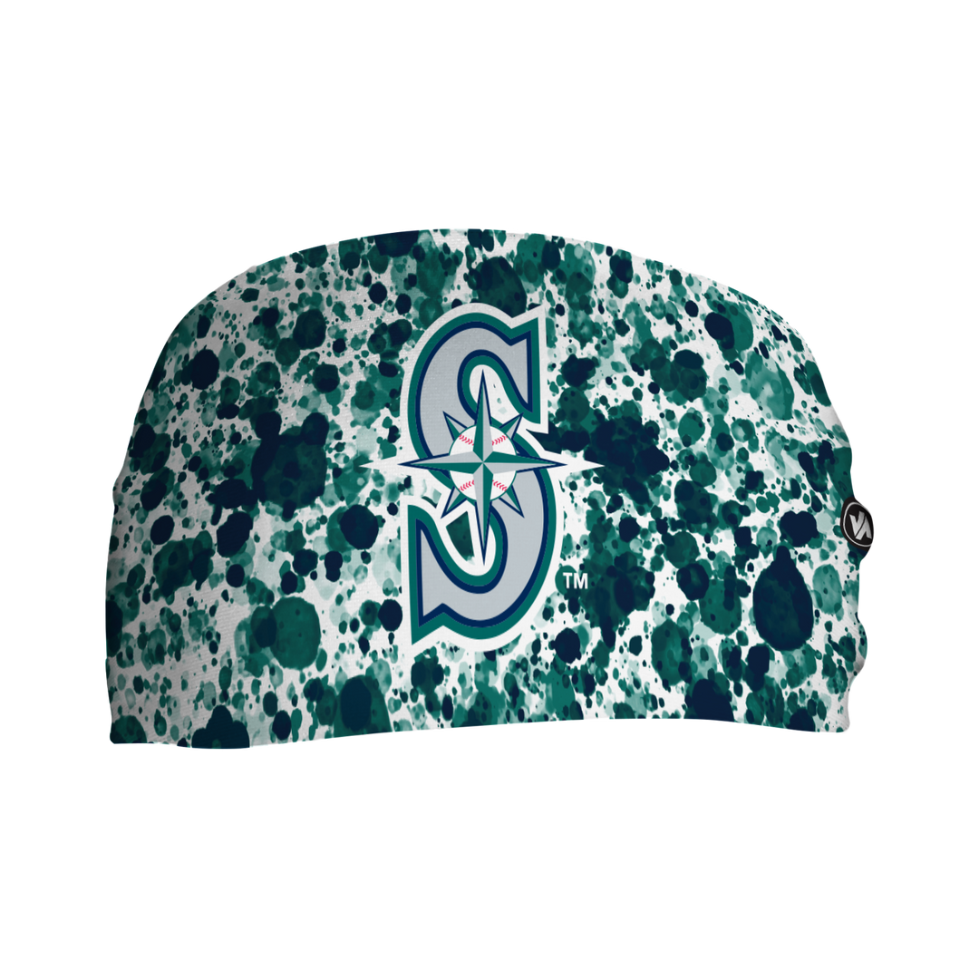 Mariners Cooling Headband: Paint Splatter
