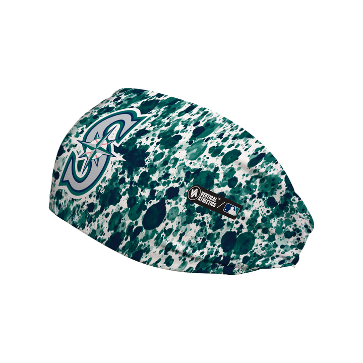 Mariners Cooling Headband: Paint Splatter