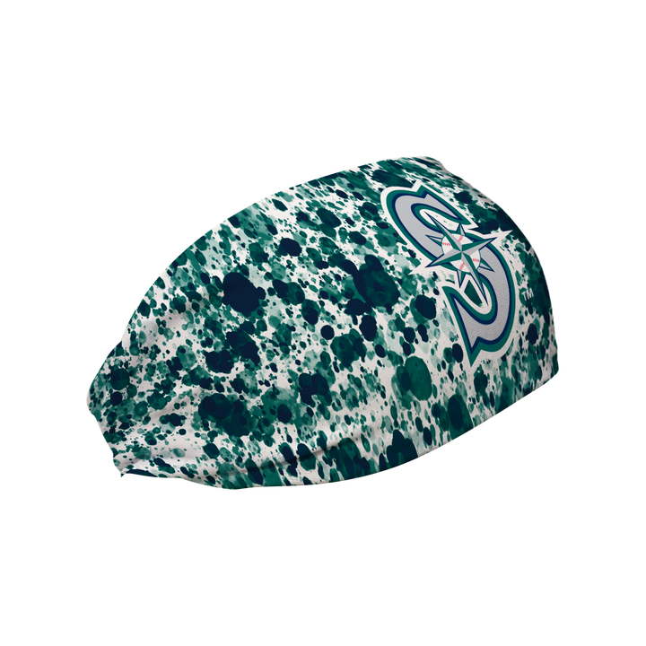 Mariners Cooling Headband: Paint Splatter