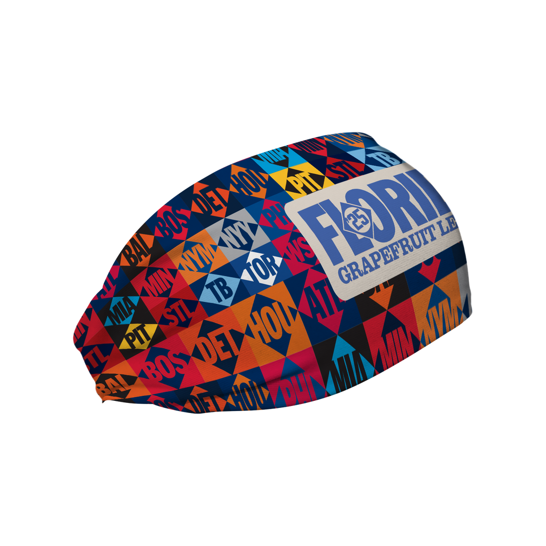 MLB spring training Grapefruit League cooling headband. Made in USA, Vertical Athletics brand.  