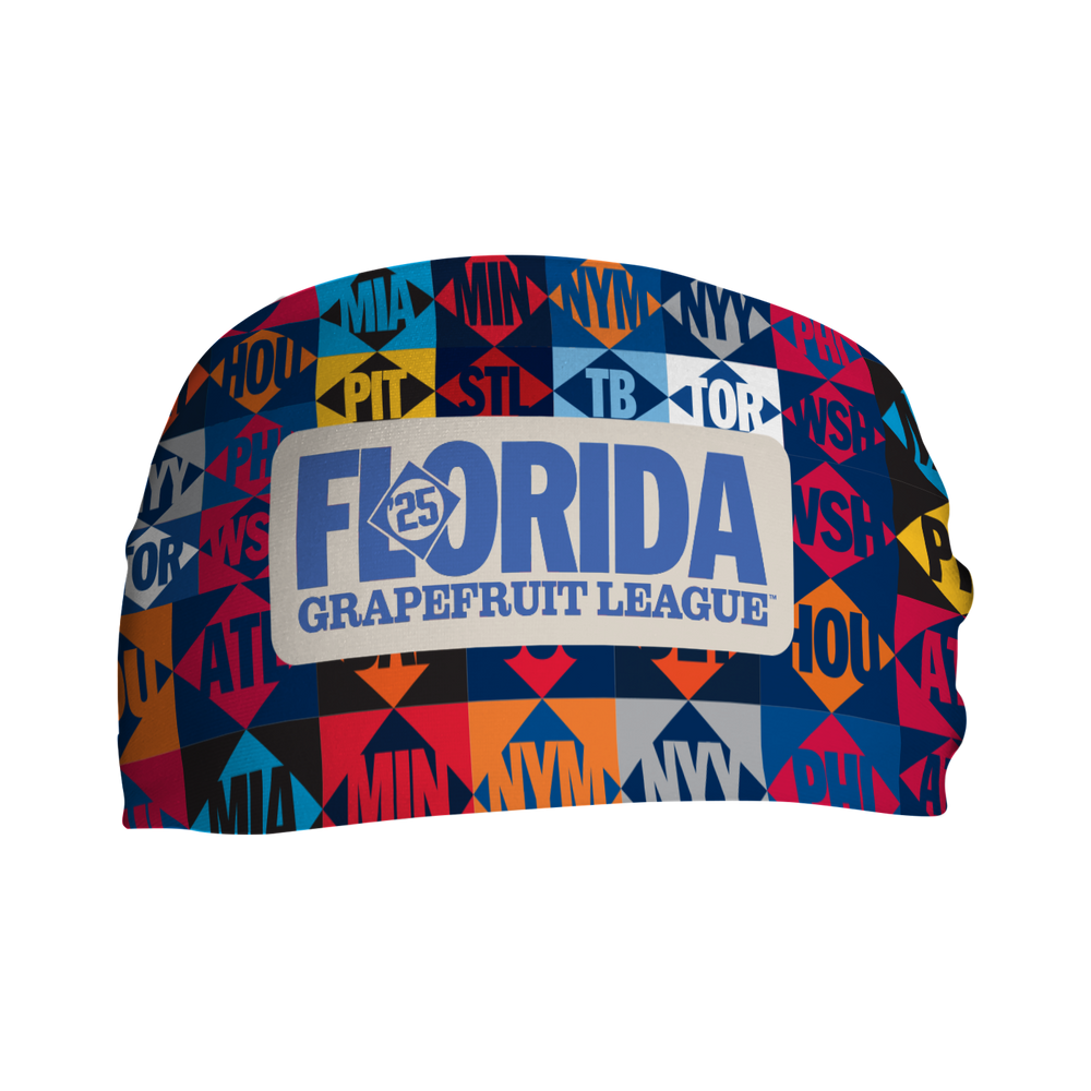 MLB spring training Grapefruit League cooling headband. Made in USA, Vertical Athletics brand.  