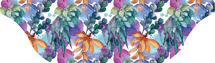 Cooling Sun Scarf with Succulent Garden. Made in USA, Vertical Athletics brand.