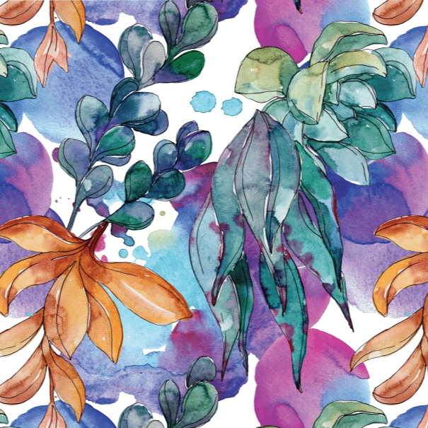 Cooling Sun Scarf with Succulent Garden. Made in USA, Vertical Athletics brand.