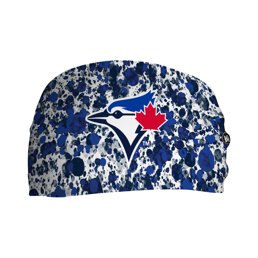Blue Jays Cooling Headband: Paint Splatter