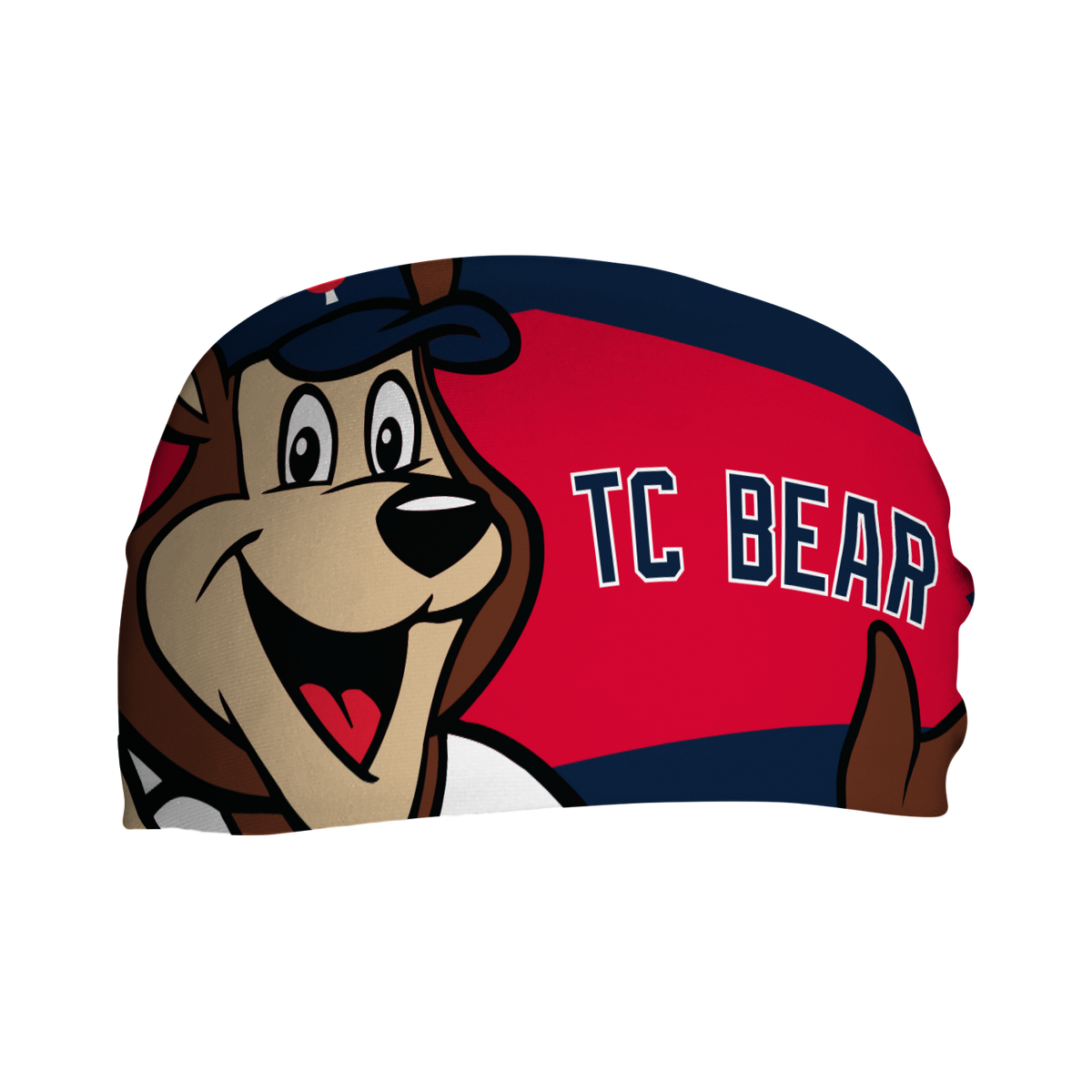 Twins Cooling Headband Mascot Nameplate Vertical Athletics