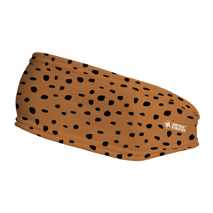 Fashion Fleece Headband with Pebbles. Made in the USA, Vertical Athletics brand.