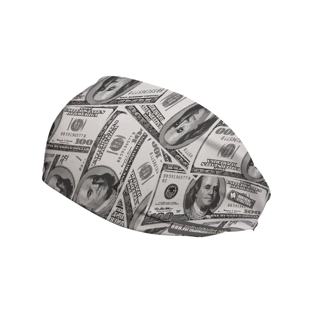 Cooling Headband with $100 Bills. Made in USA, Vertical Athletics brand.