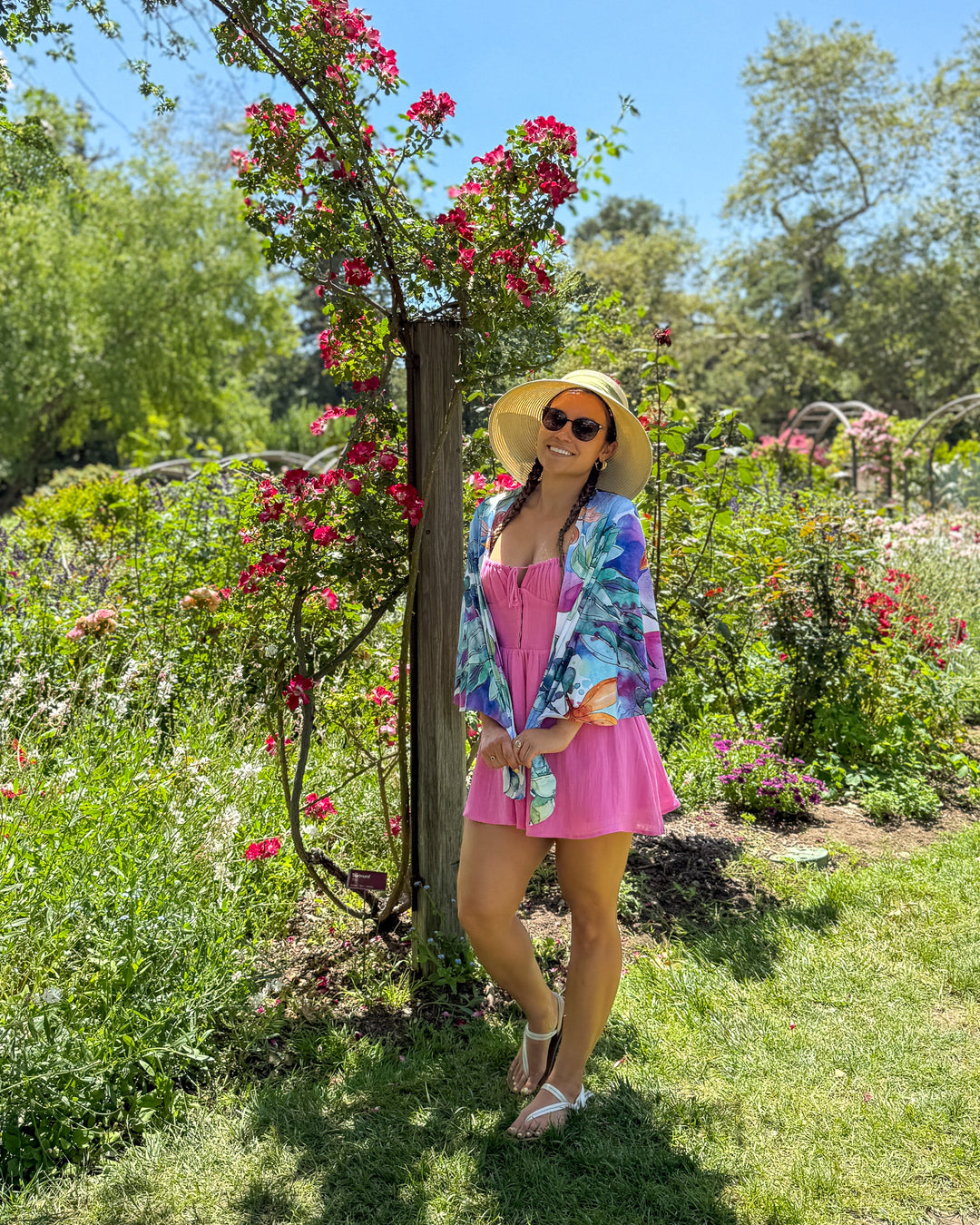 Cooling Sun Scarf: Succulent Garden