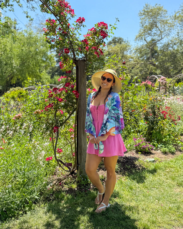 Cooling Sun Scarf: Succulent Garden