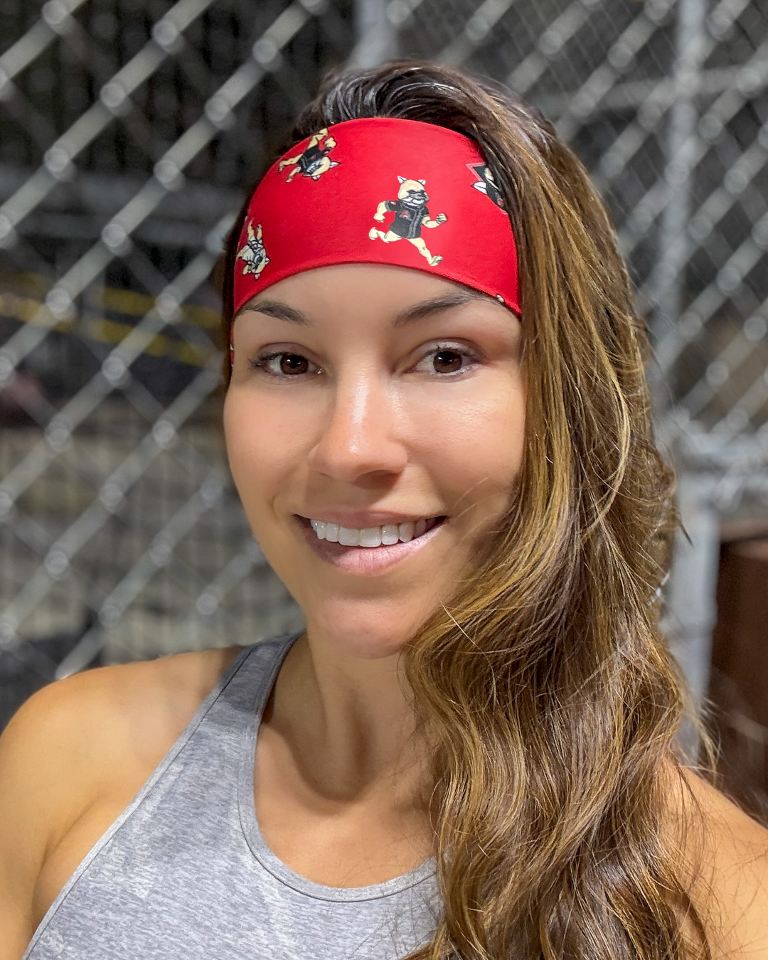 Diamondbacks Tieback Cooling Headband: Mascot All Over