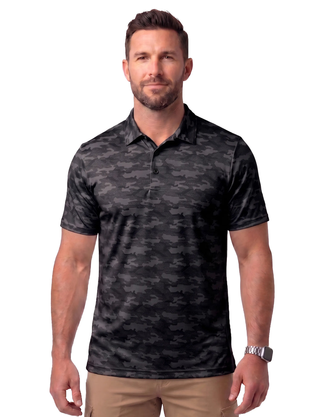 DiamondCool Men’s Cooling Performance Polo - UPF 50+ UV Protection Golf Shirt