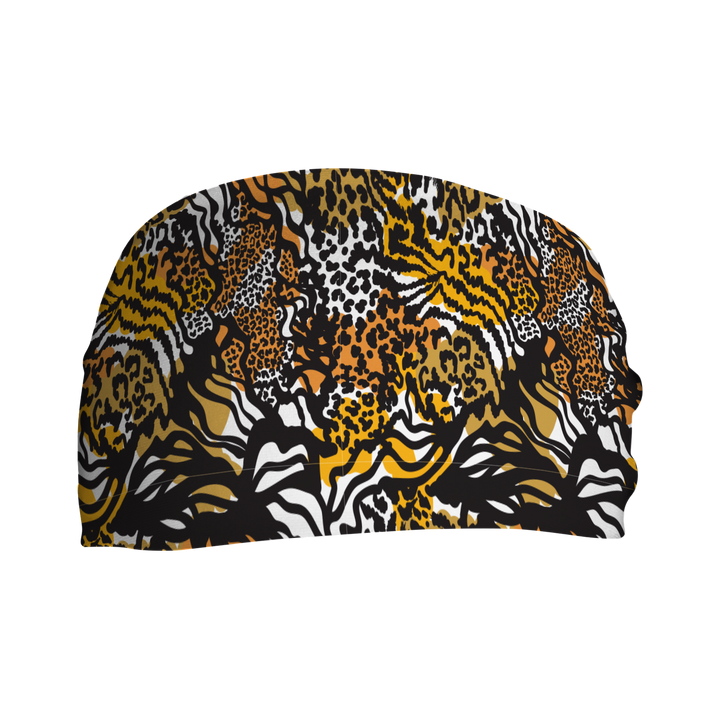 Cooling Headband with Animal Mix. Made in USA, Vertical Athletics brand.