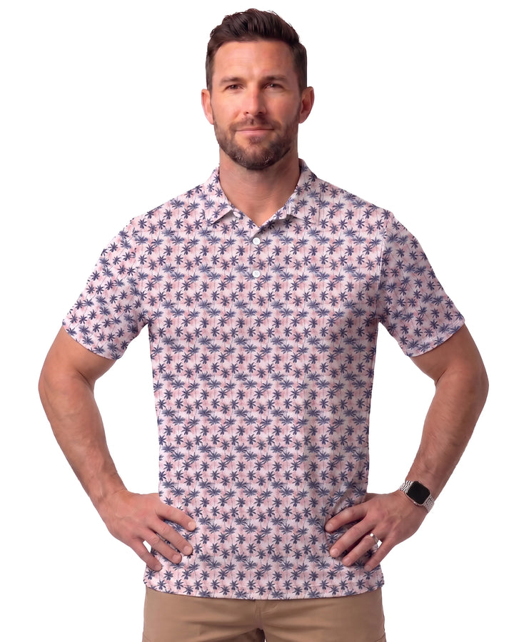 DiamondCool Men’s Cooling Performance Polo - UPF 50+ UV Protection Golf Shirt