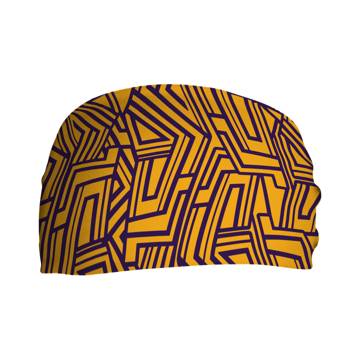 Cooling Headband with Stripe. Made in USA, Vertical Athletics brand.
