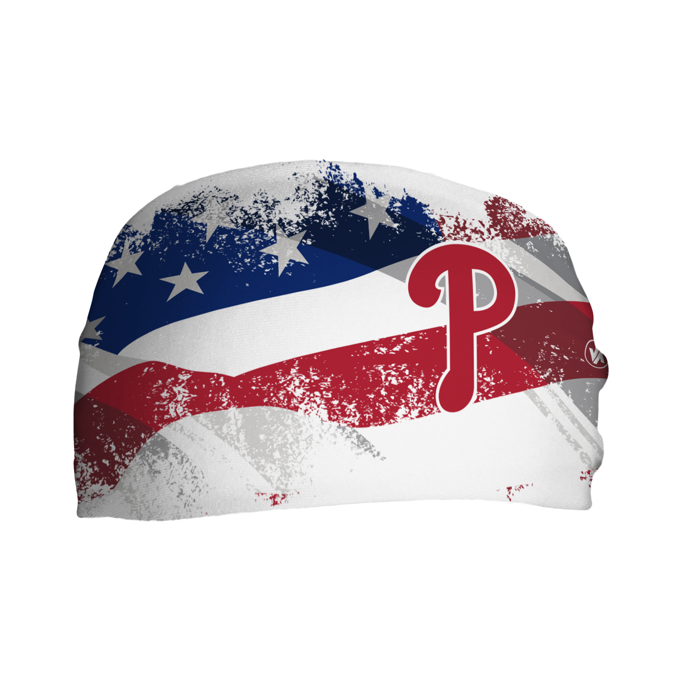 Vertical Athletics Phillies Cap Logo Light Blue Cooling Headband