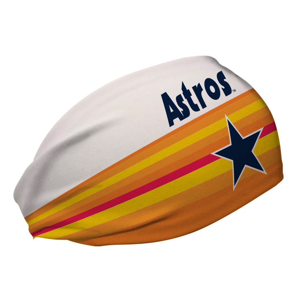 Astros Cooling Headband: Retro Rainbow – Vertical Athletics
